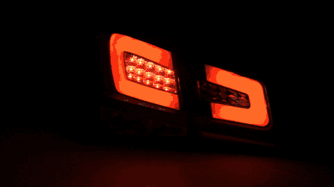 Black 2012-2016 Chevy Cruze Lumileds LED Tail Lights Brake Lamps Pair